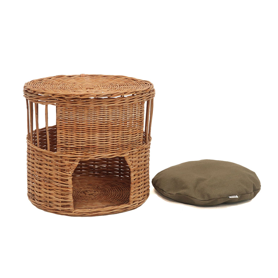 CAT HOUSE with LID BY THE AROROG ねこハウス ふた付き