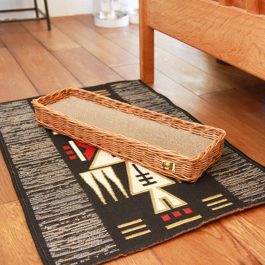 CAT SCRATCHER BOX BY THE AROROG 爪とぎバスケット