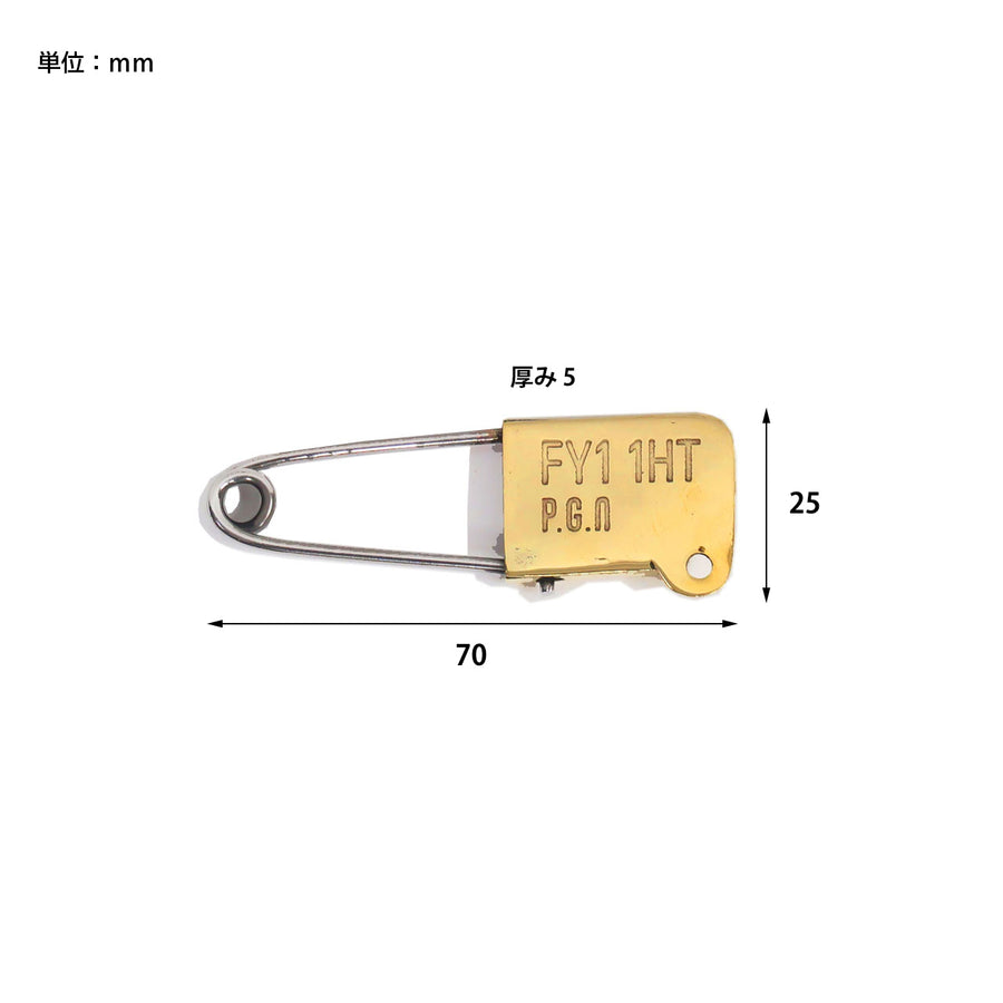 ブラス キーホルダーピン BRASS KEY HOLDER PIN