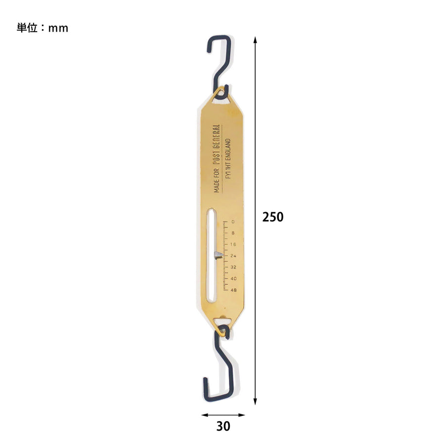 ブラス スケールモチーフハンガー BRASS SCALE MOTIF HANGER