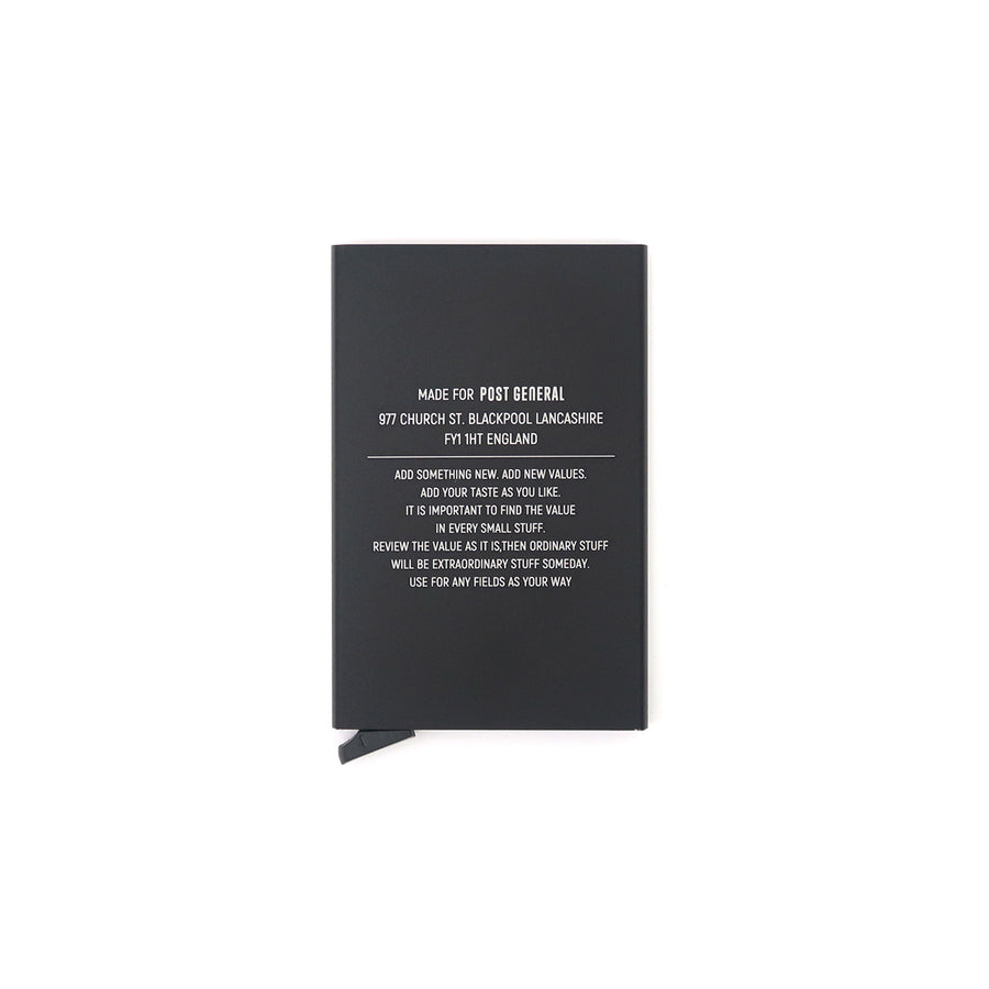 スライディングクレジットカードケース SLIDING CREDIT CARD CASE