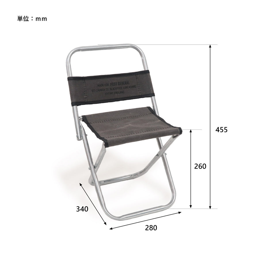 ワックスドキャンバス フォールディングミニスツール WAXED CANVAS FOLDING MINI STOOL