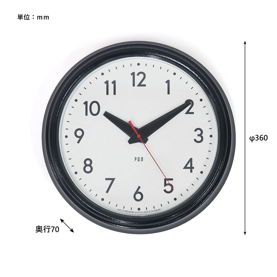 スクールハウス ウォールクロック SCHOOLHOUSE WALL CLOCK