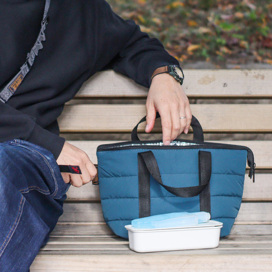 QUILTED COOLER TOTE