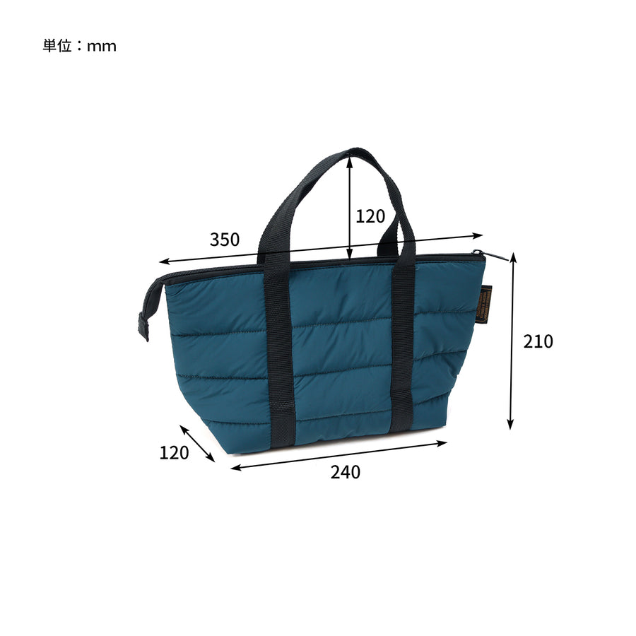 QUILTED COOLER TOTE