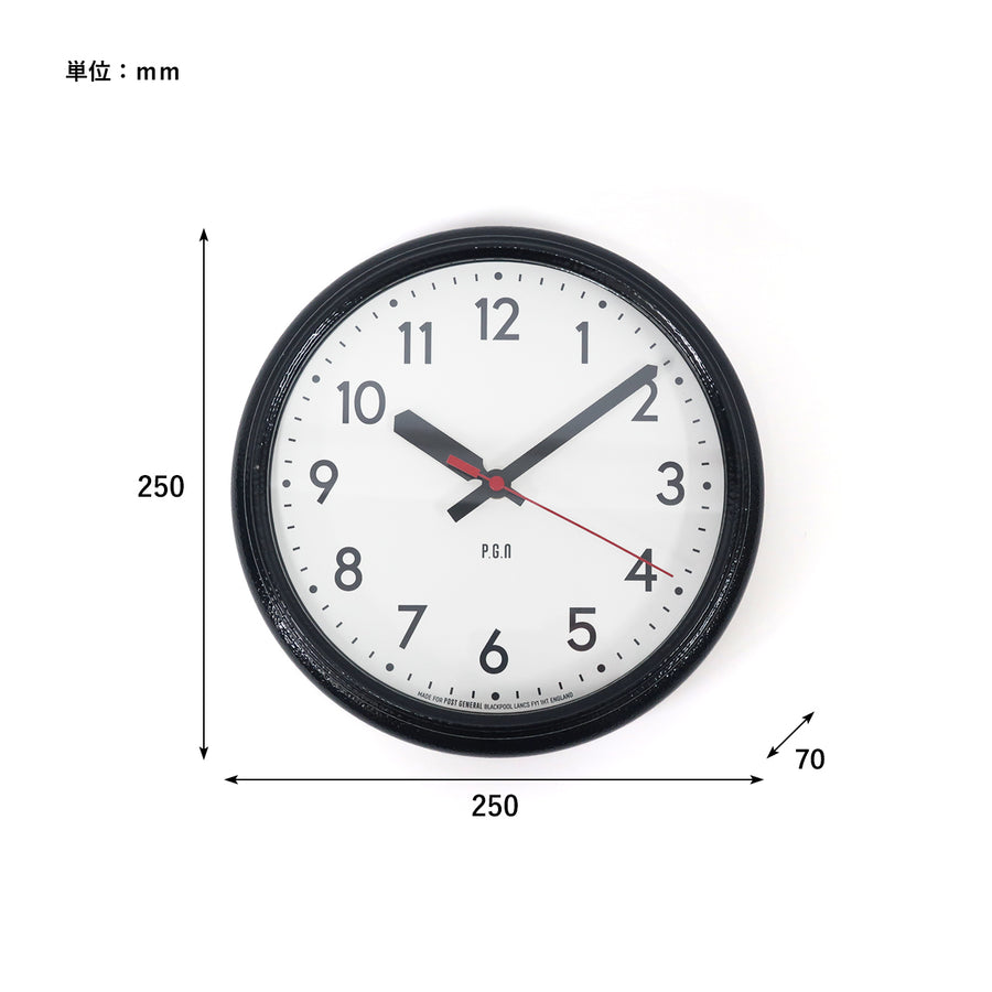 SCHOOLHOUSE WALL CLOCK S