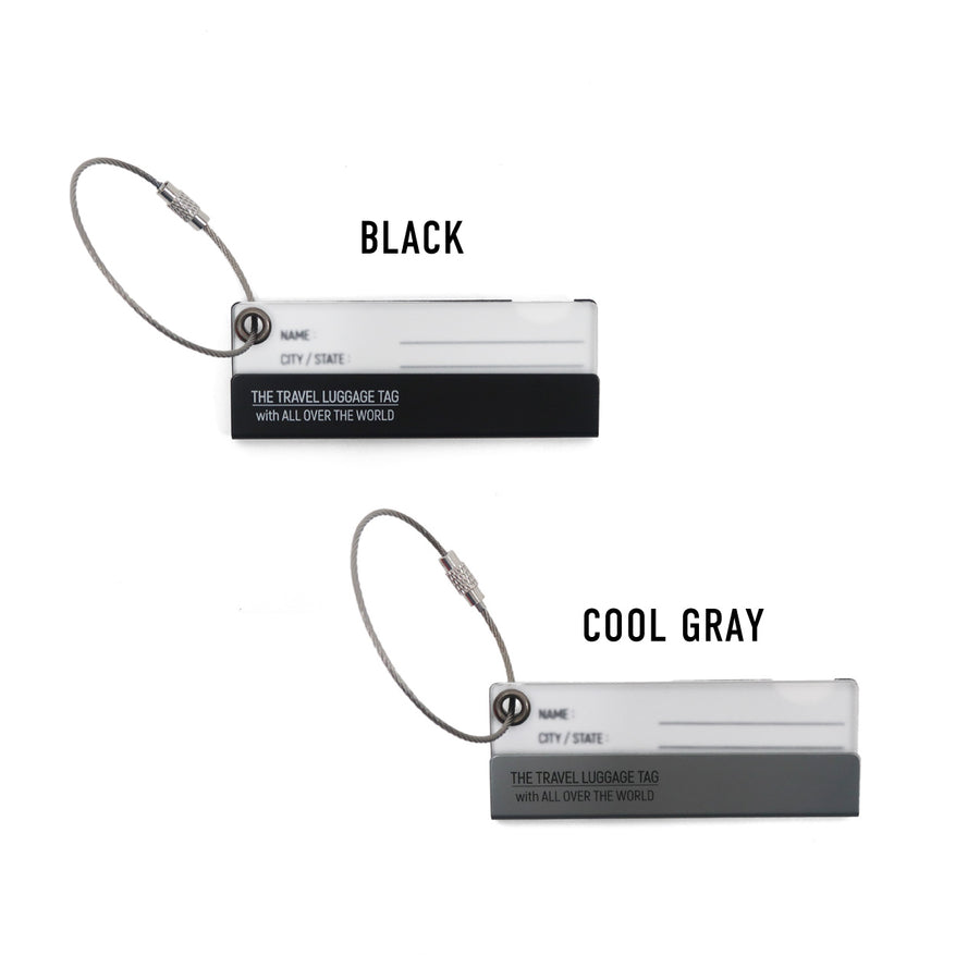 ALUMINUM TRAVEL LUGGAGE TAG