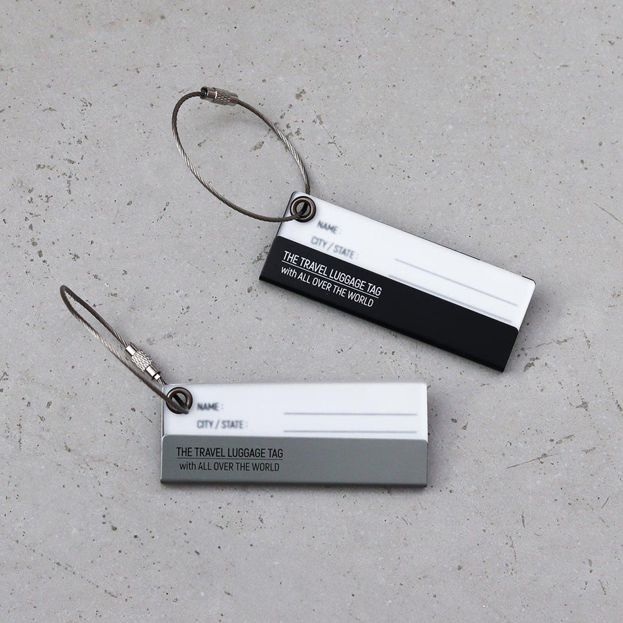 ALUMINUM TRAVEL LUGGAGE TAG