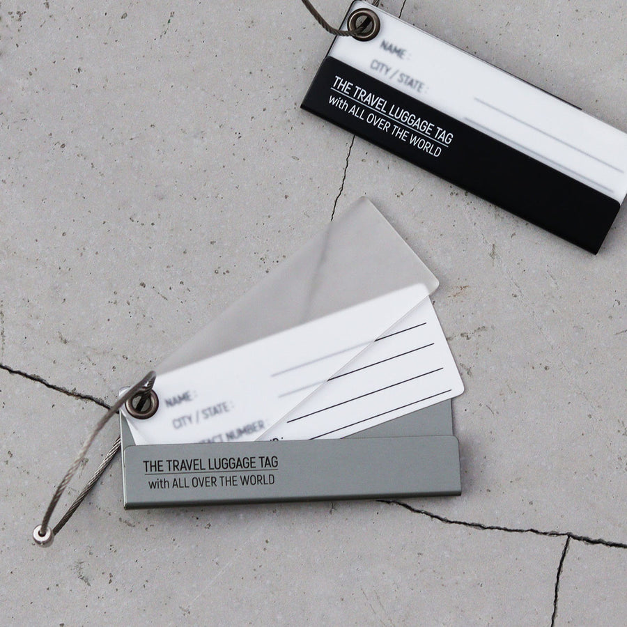 ALUMINUM TRAVEL LUGGAGE TAG