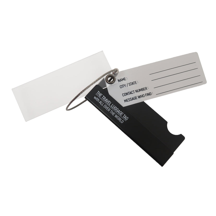 ALUMINUM TRAVEL LUGGAGE TAG