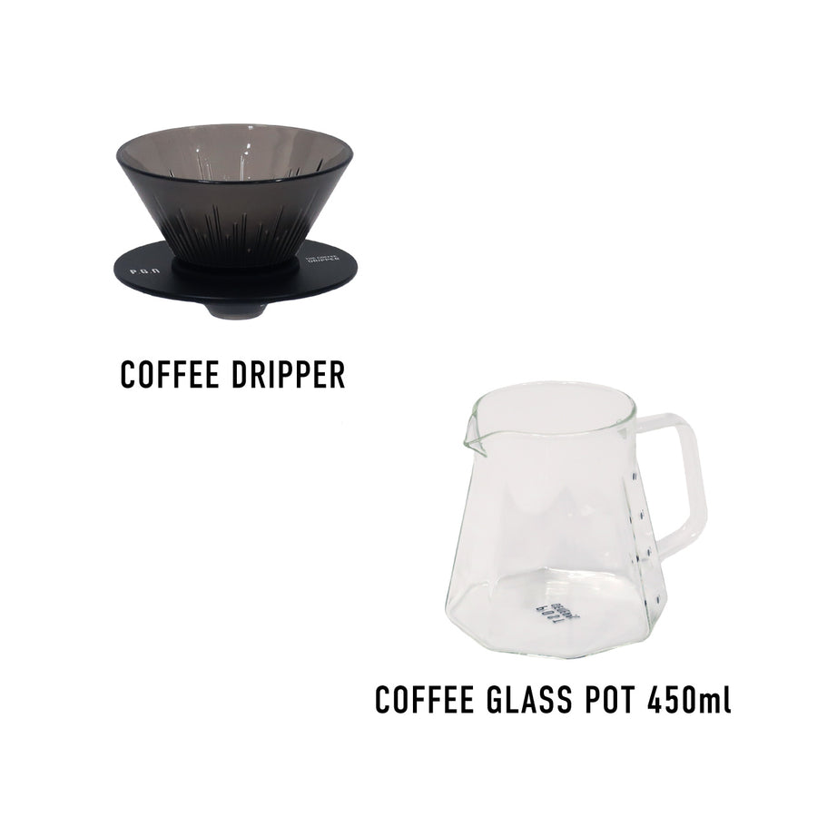 COFFEE GLASS POT 450ml