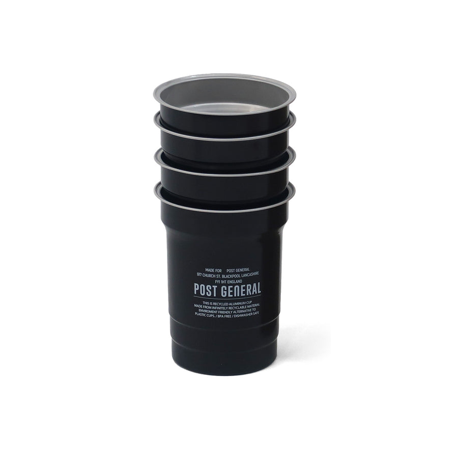 RECYCLED ALUMINUM CUP SET OF 4