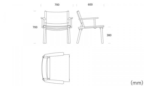 DECEMBER LOUNGE CHAIR オーク