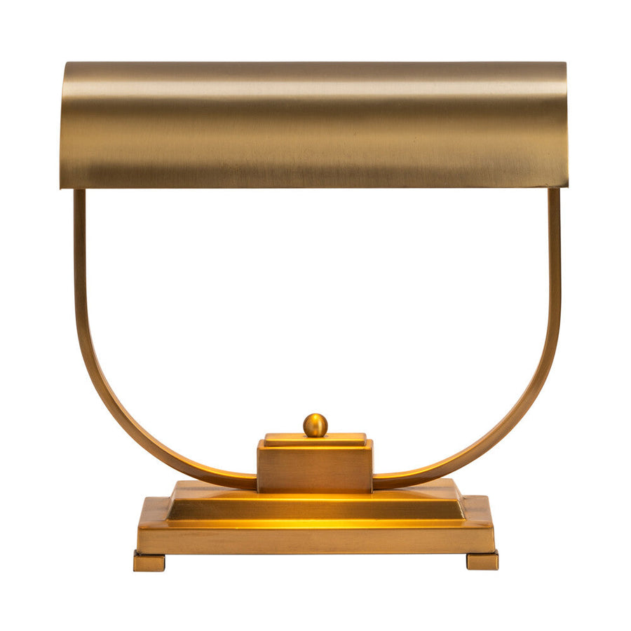 Luxury Steel Shade Gold Table Lamp