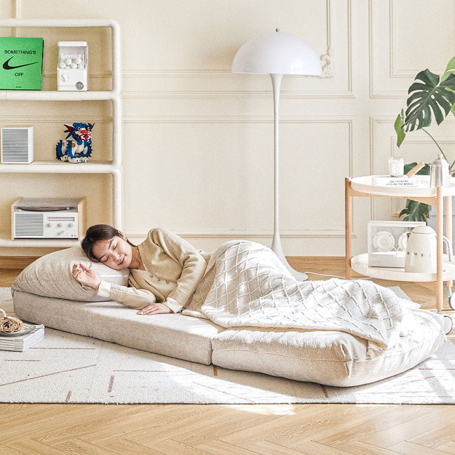 Luxury Chenille Foldable Sofa Bed