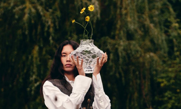 フラワーベース Canyon Vase Large クリア