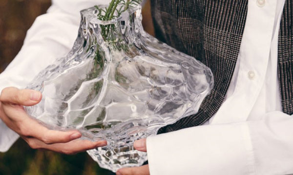 フラワーベース Canyon Vase Large クリア