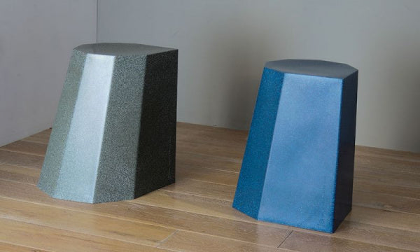 Arnold Circus Stool, Grey Marble