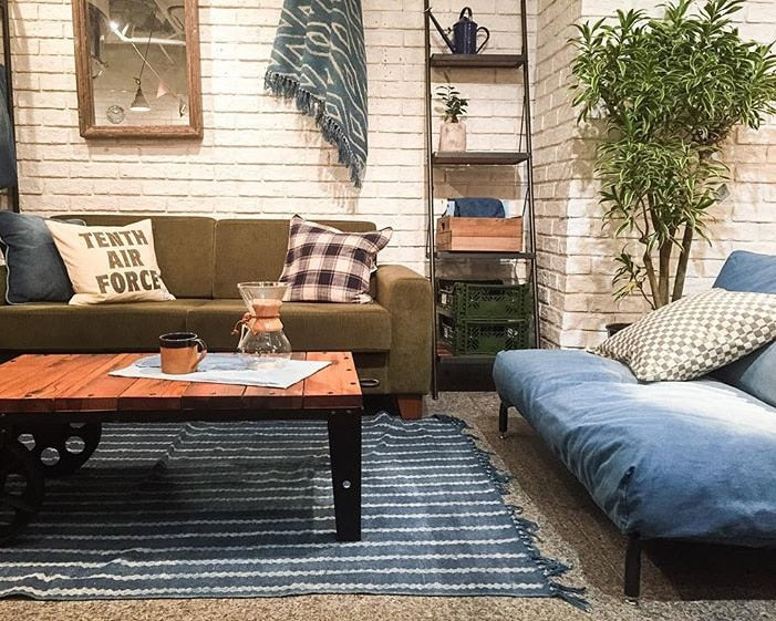 RODEZ SOFA 2P DENIM Rodesofa 2-seat denim