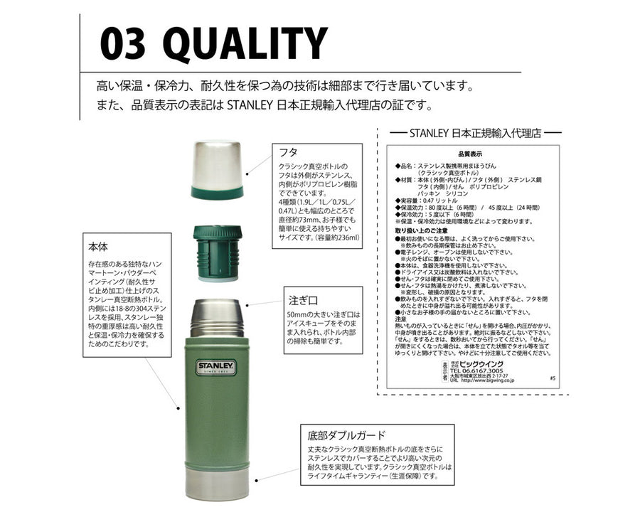 Classic Vacuum Bottle 0.47L Classic Vacuum Bottle 0.47L