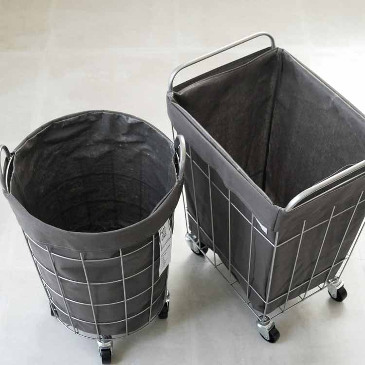 ランドリーストレージ ラウンド 33Ｌ グレー