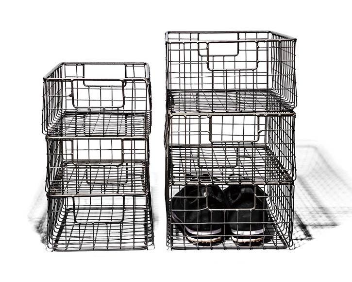 WIRE BASKET SHOES BOX ワイヤーバスケットシューズボックス M