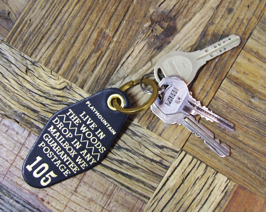 Live In The Woods Key Holder レザーキーホルダー