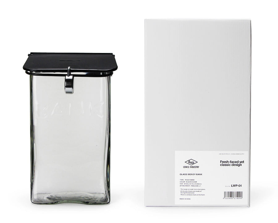 Lowis Industry Glass Coin Bank ルイスグラスコインバンク