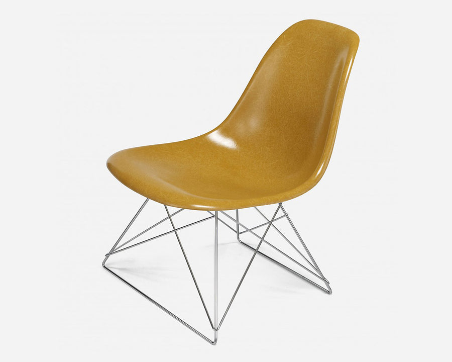 Fiberglass Side Shell Chair MUSTARD マスタード