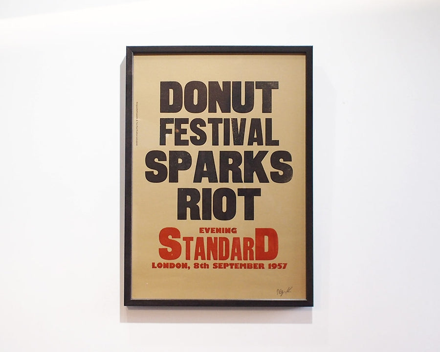 DONUT FESTIVAL POSTER ドーナッツフェスティバルポスター