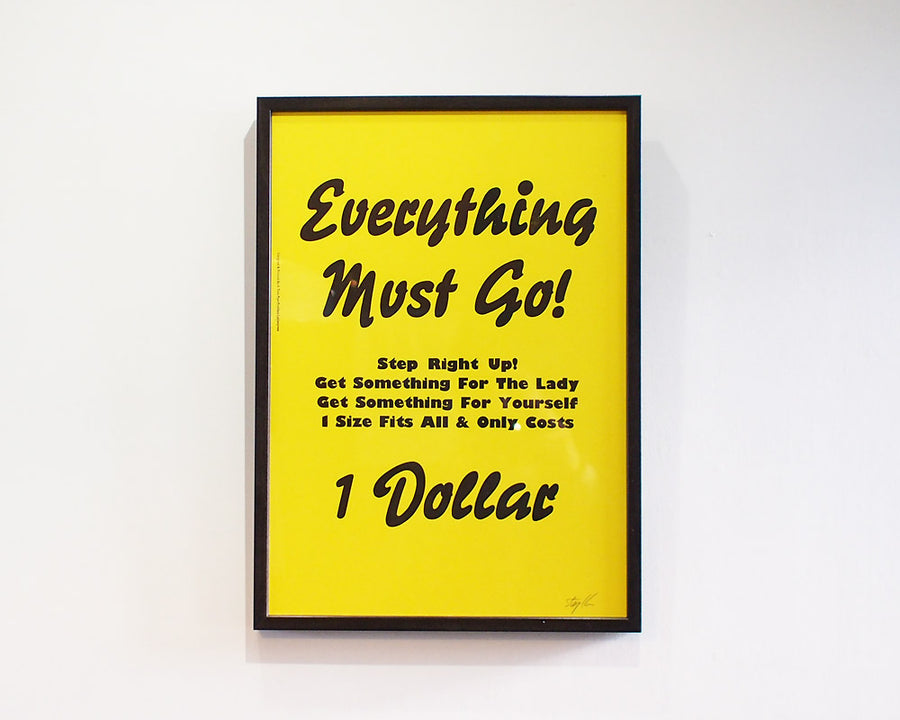 EVELYTHING MUST GO POSTER エブリシングマストゴー ポスター