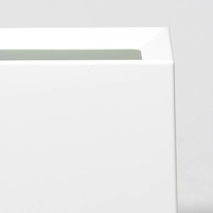 TUBELOR Brick Dustbin, White, Matte