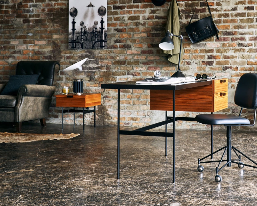 Pierre Paulin F181 Drawer Table Teak
