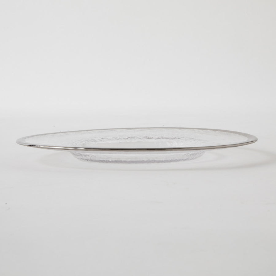 GLASS TABLEWARE OBO PLATE 22cm