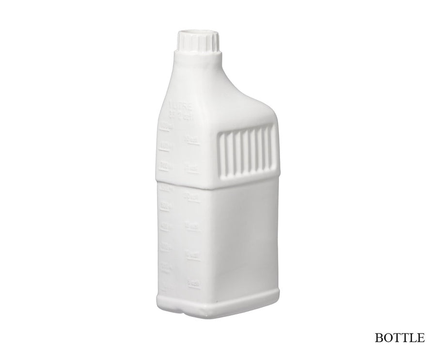 OIL CAN BOTTLE SHAPED FLOWER VASE