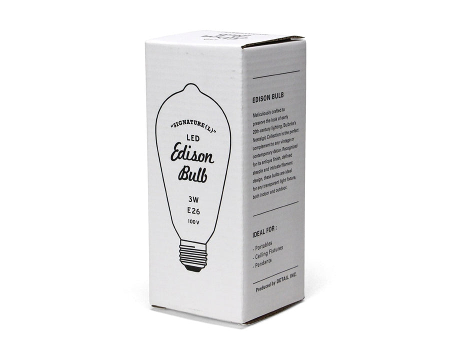 LED Edison Bulb Signature S
