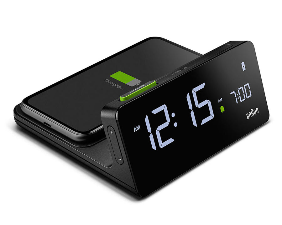Digital Alarm Clock BC21 デジタルアラームクロックQiワイヤレス充電
