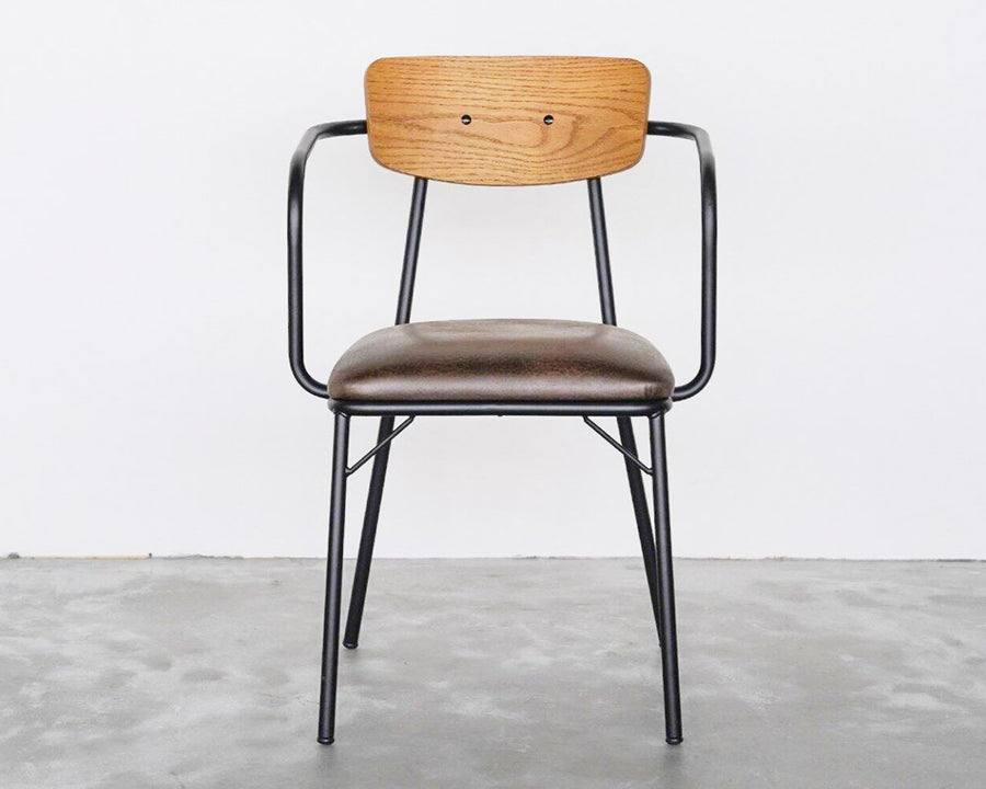 HENRY ARM CHAIR FAB BR ヘンリーアームチェア ブラウン