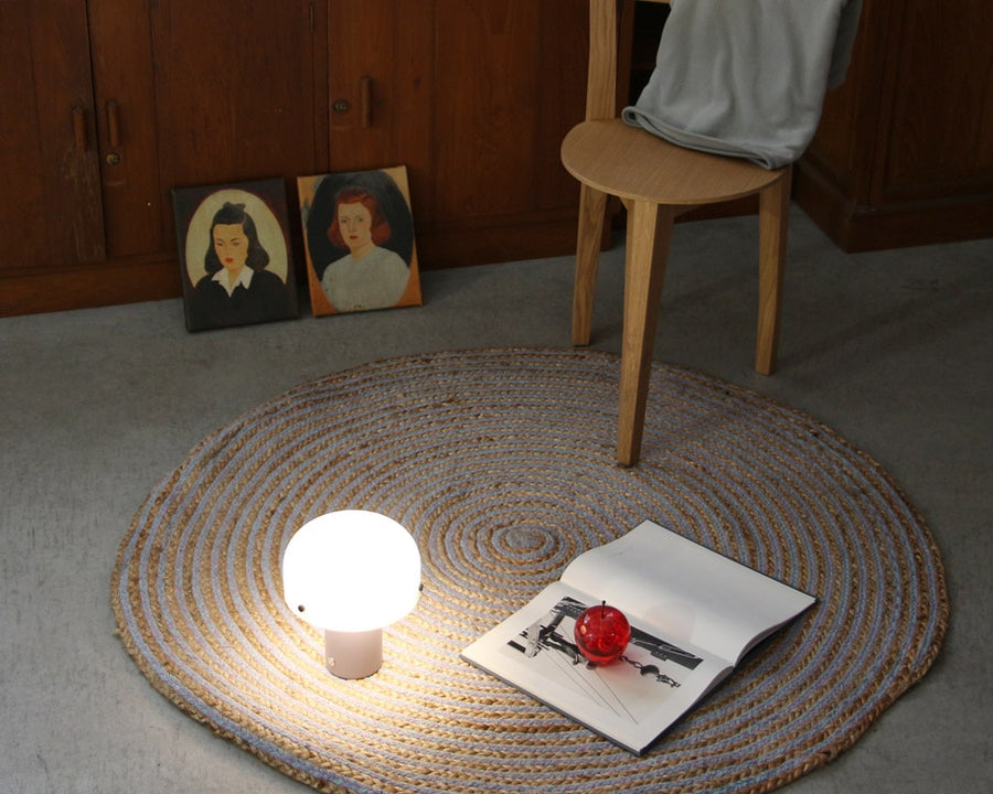 Jute & Cotton Round Rug ジュート&コットン ラウンド ラグ