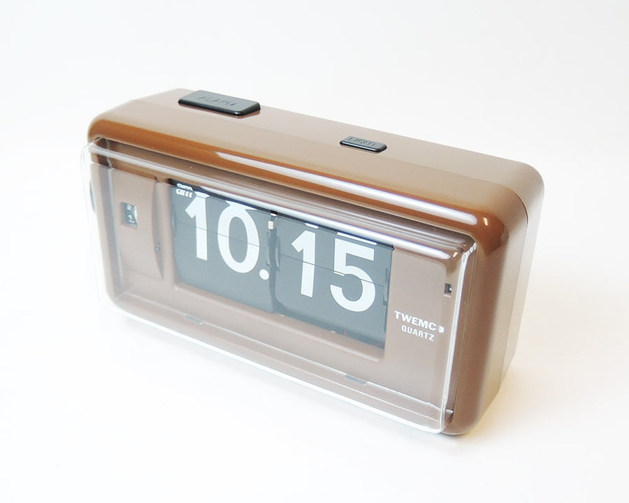 Flip Alarm Clock AL-30 Limited Brown トゥエンコ アラームクロック AL-30 別注ブラウン
