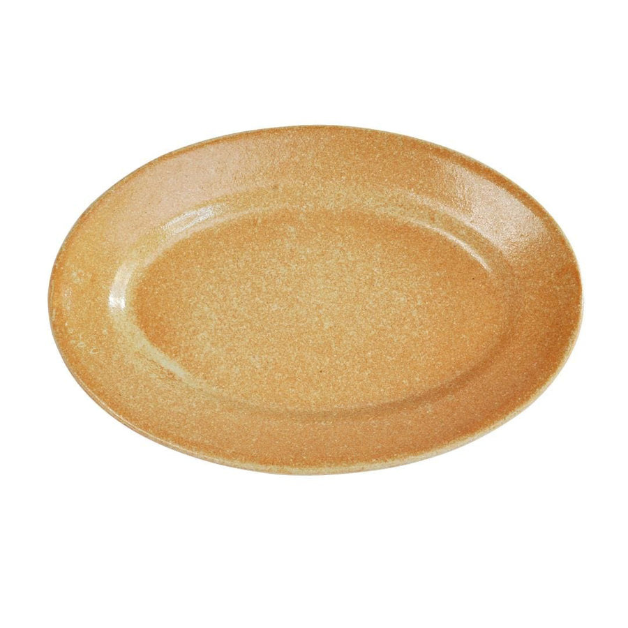 信楽オーバル 24cm 緋色