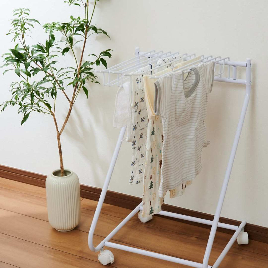 bws SELECTION Slacks Hanger, 10-Holder, White