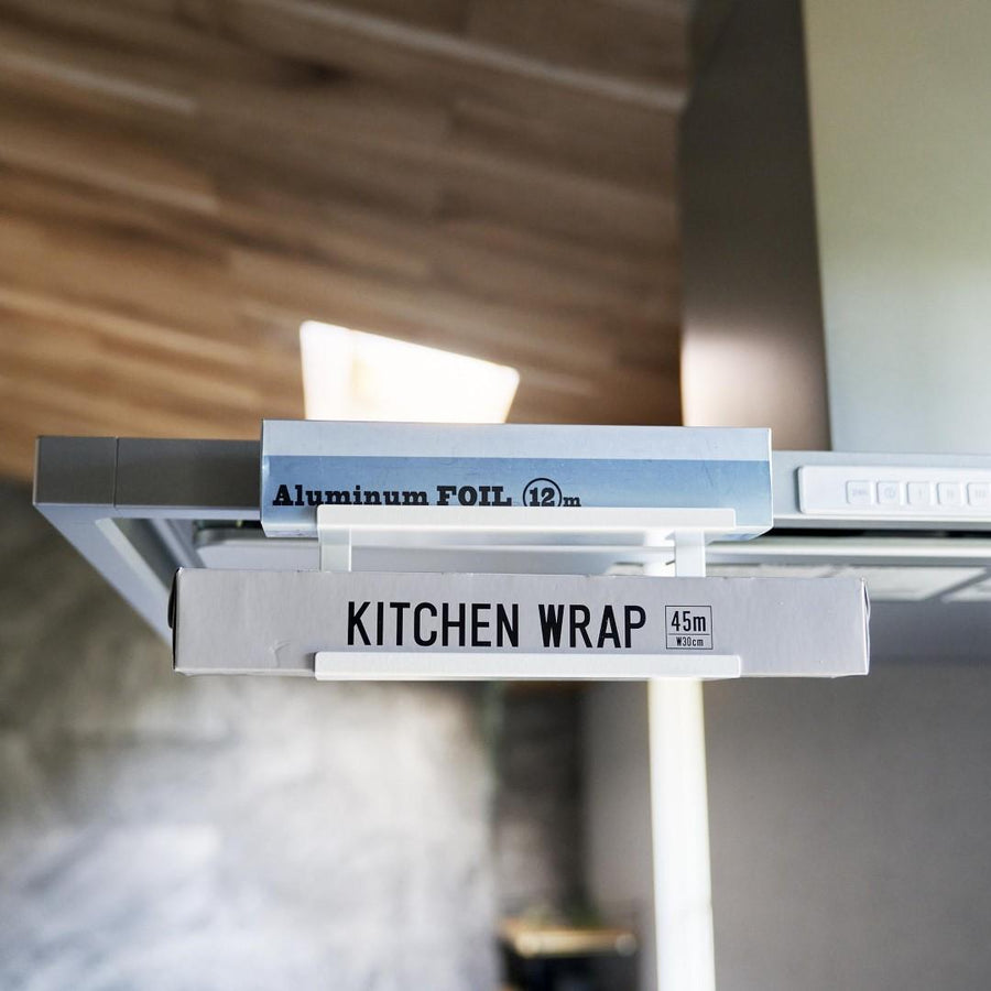 Tower Range Hood Side Wrap Storage