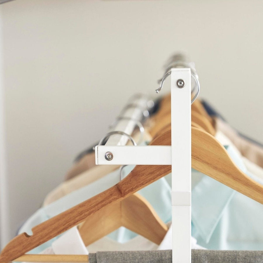 Tower Storage Capacity Increased Hanger Rack, 2 Tiers