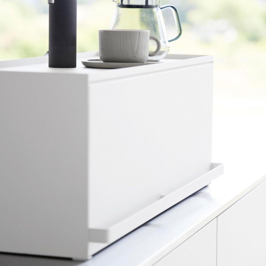 tower 前が開くキッチンカウンター上収納ラック D24