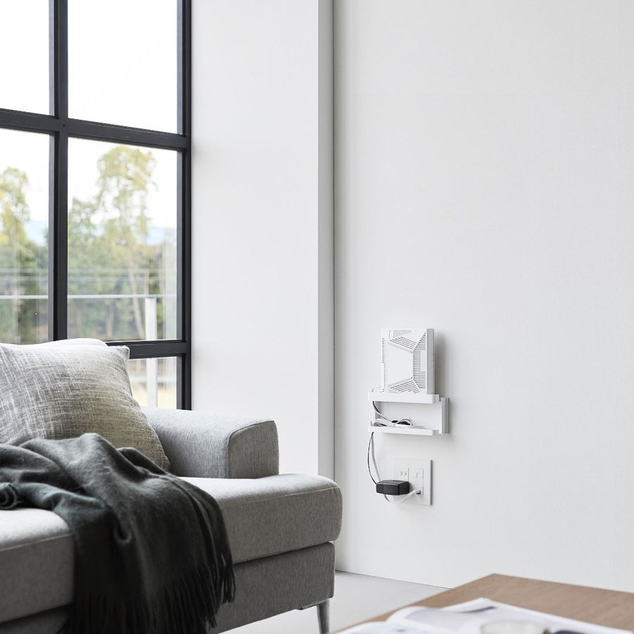 Tower Wall Hidden Router Storage, Small, Compatible with Plasterboard Walls