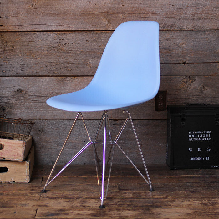 Modern shell design steel leg office chair