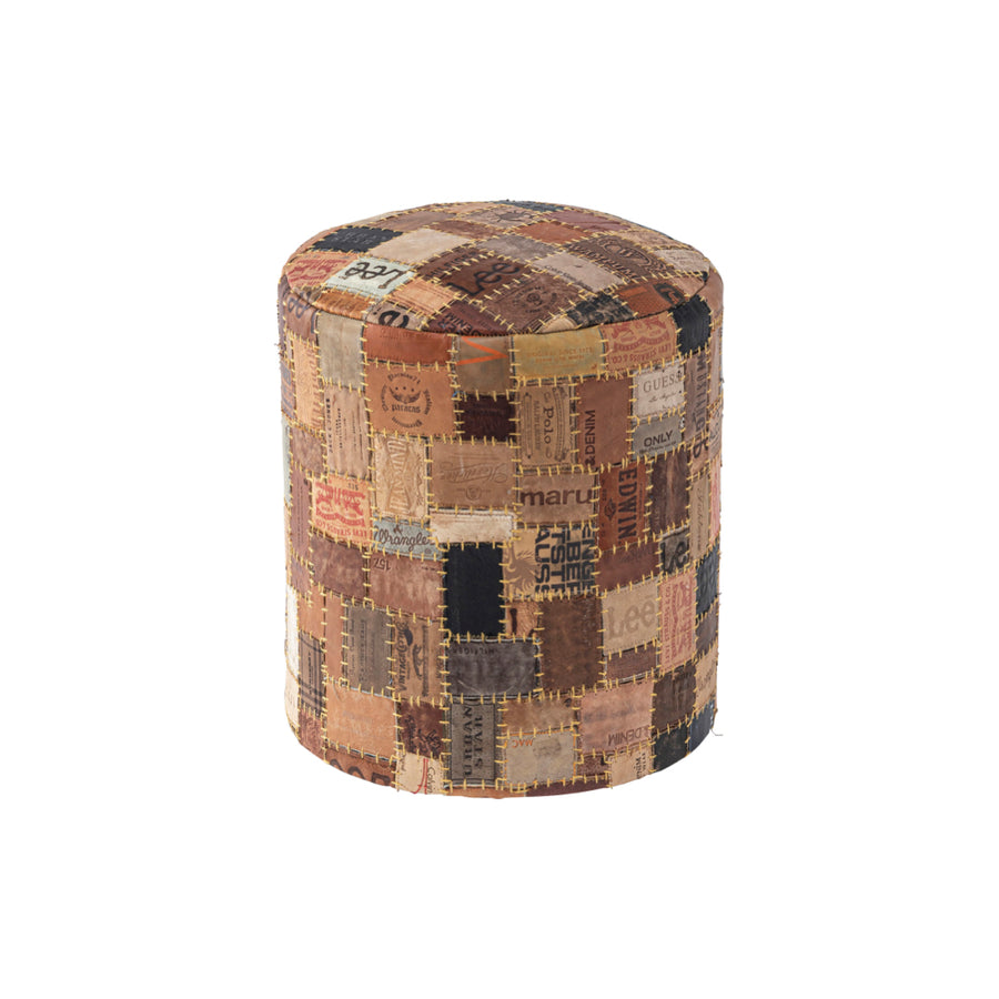 ラウンドスツール ブラウン