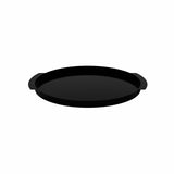 Tray Carry Circle 35cm Black