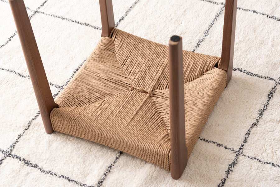 Paper Cord Stool, Brown